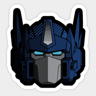 026b Optimus Prime Sticker